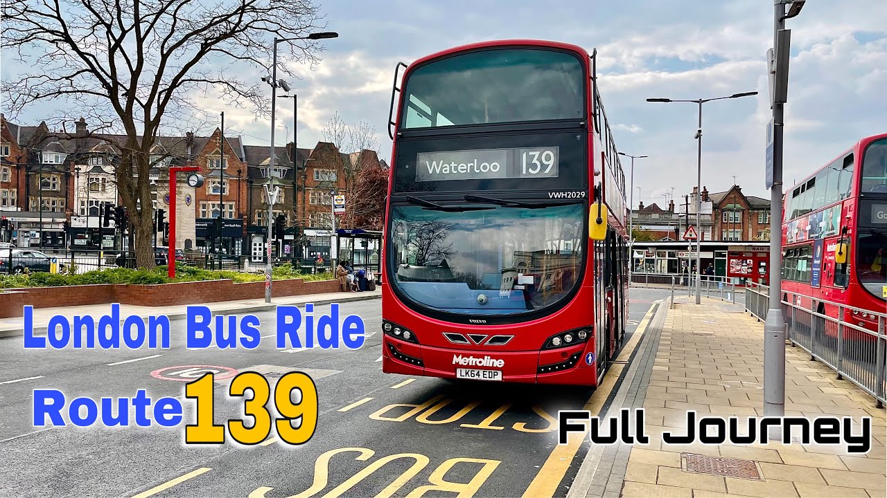 London Bus Ride 🇬🇧 Route 139 - Golders Green to Waterloo | Full Journey