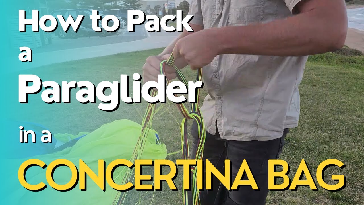 How to Pack a Paraglider in a Concertina Bag