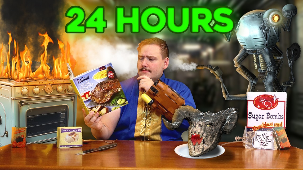 Eating Fallout Food for 24 Hours!