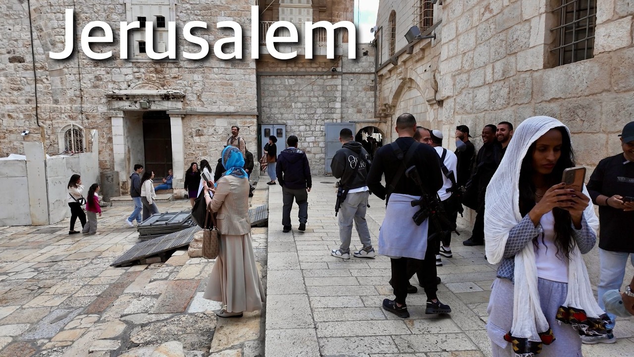 Jerusalem, April 12. The first day of Orthodox Easter in the Church of the Holy Sepulchre. 