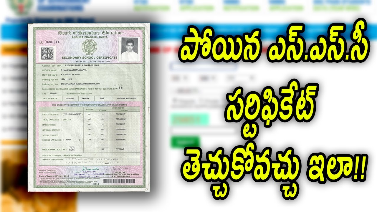 How to Get Back Lost SSC Certificate.