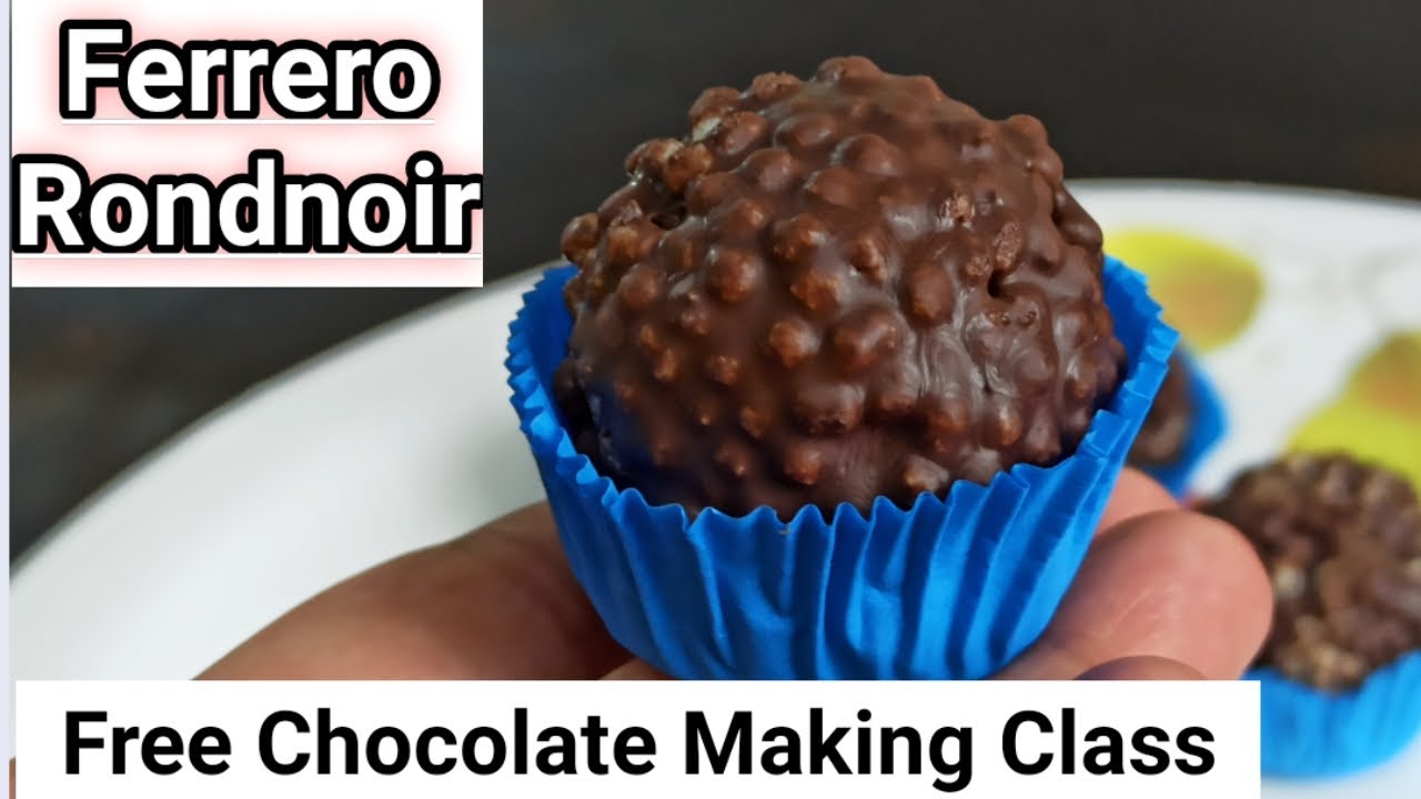 Ferrero Rondnoir |Free Chocolate Making class |मार्केट सारखे फेरेरो चॉकलेट बनवा कमीत कमी खर्चात घरीच