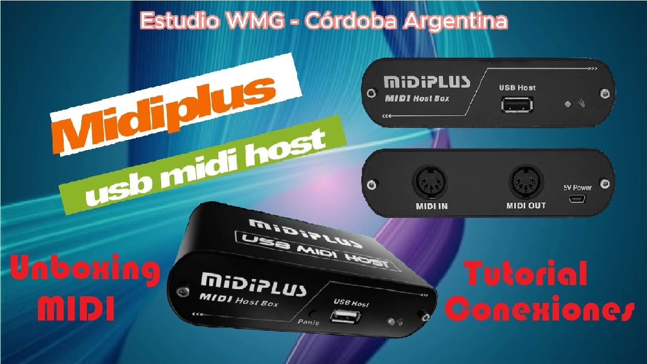 USB MIDI Host MIDIPLUS | Conexiones con múltiples controladores | subs EN [PASO A PASO]