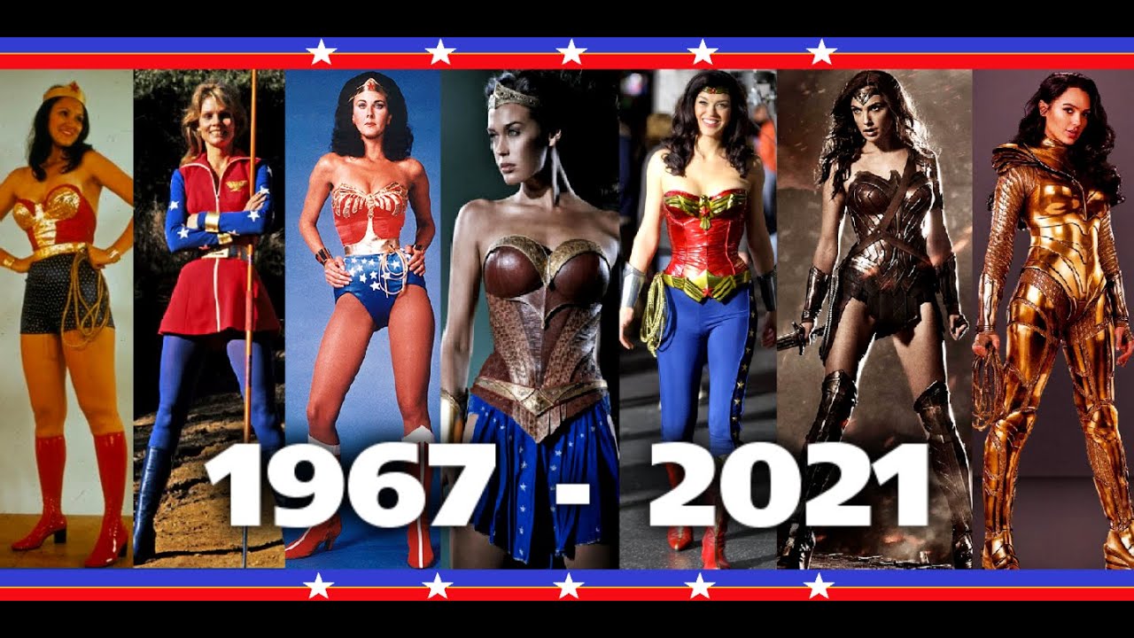 La EVOLUCIÓN del TRAJE de WONDER WOMAN en películas y series