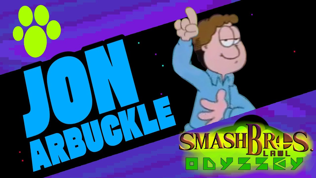 Smash Bros Lawl Odyssey Moveset - Jon Arbuckle (Garfield)