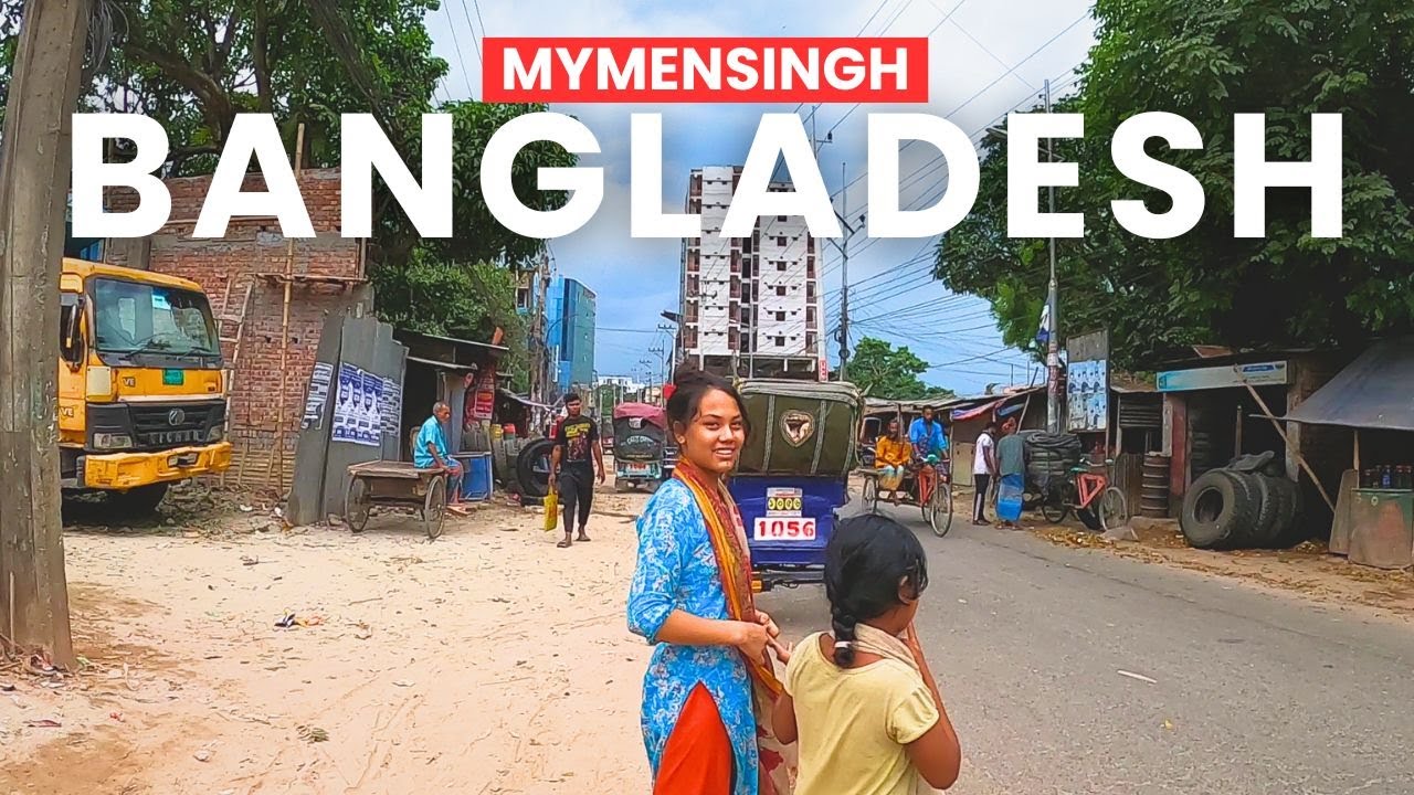 Mymensingh, The Vibrant City Of Bangladesh Walking Tour 60FPS