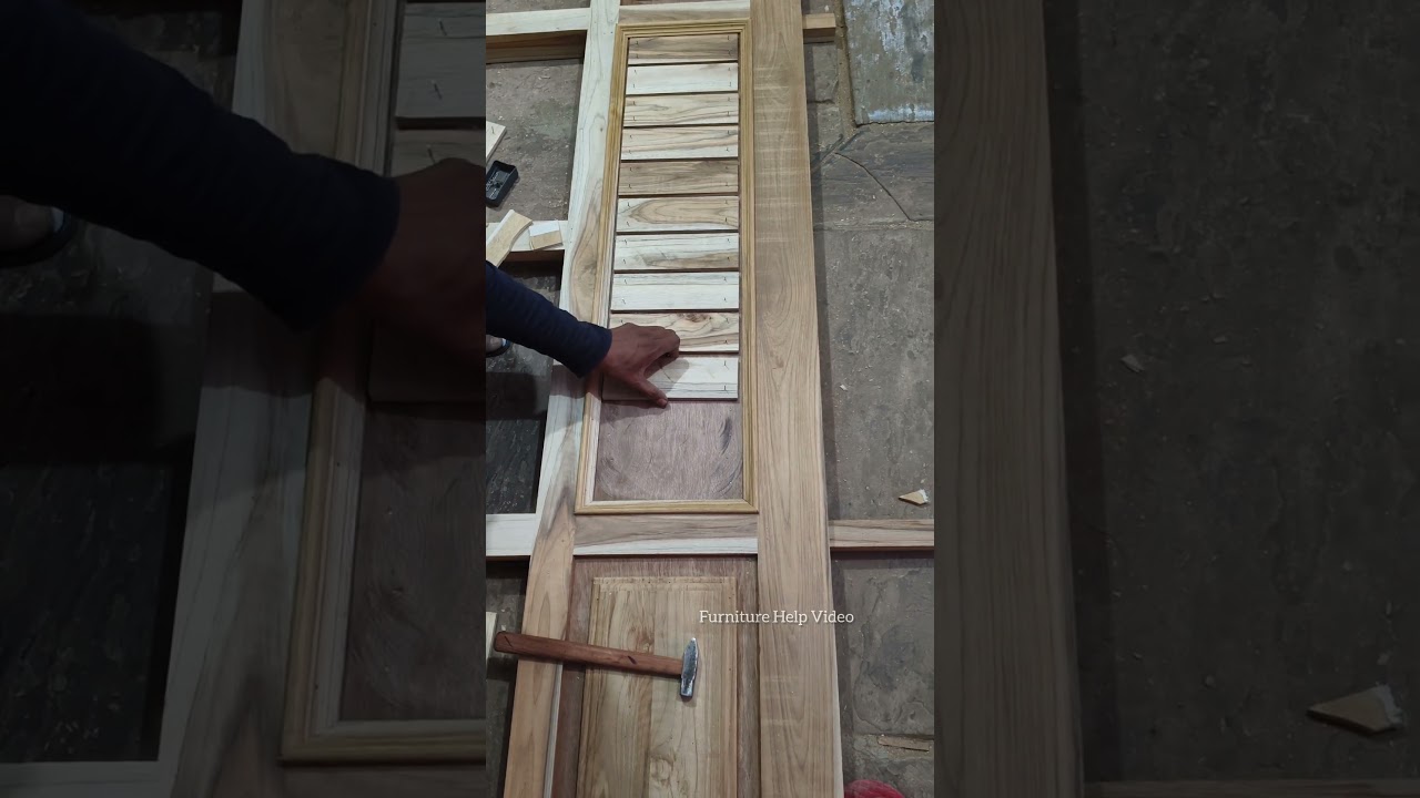 Door design|| wooden door panel design #woodskills #furniturehelpvideo