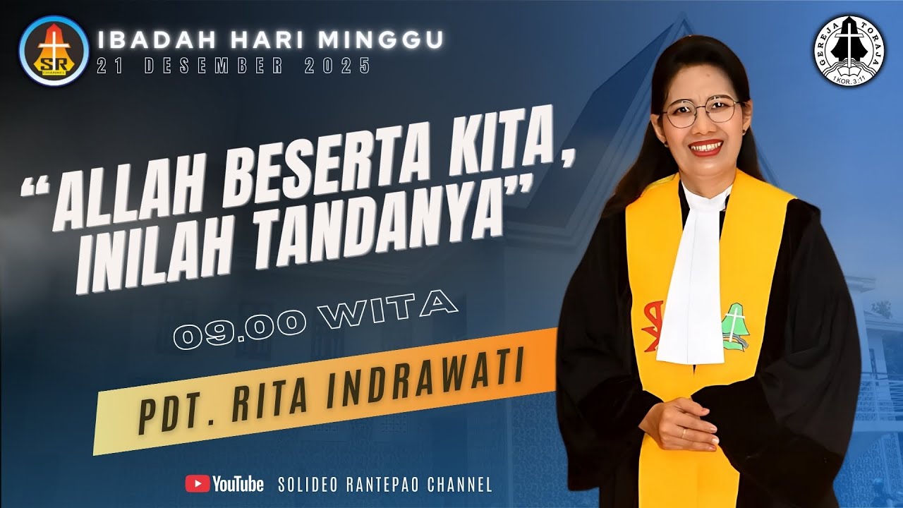 [LIVE] Ibadah Hari Minggu | 21/12/2025 pukul 09:00 WITA | Gereja Toraja Jemaat Rantepao