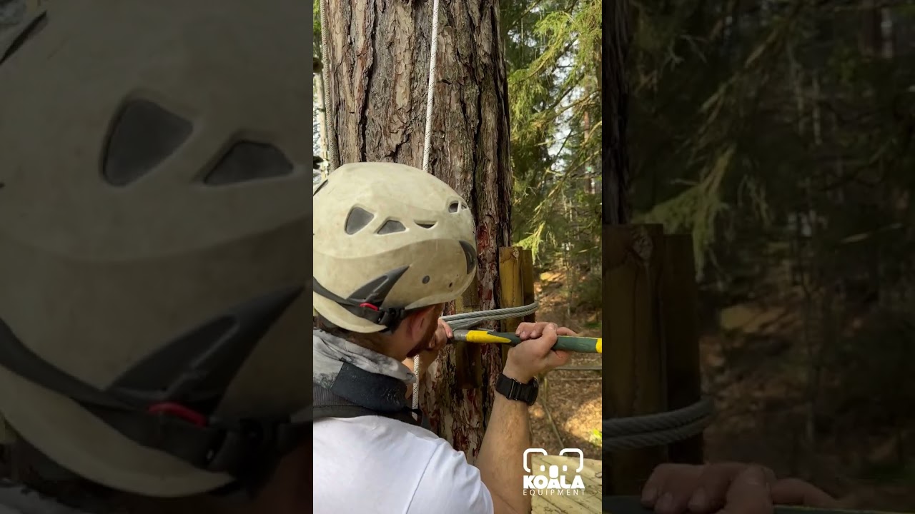 INSTALLATION OF THE NEW ARM l WIRE ROPE & SHACKLE LOCK MOUNTED