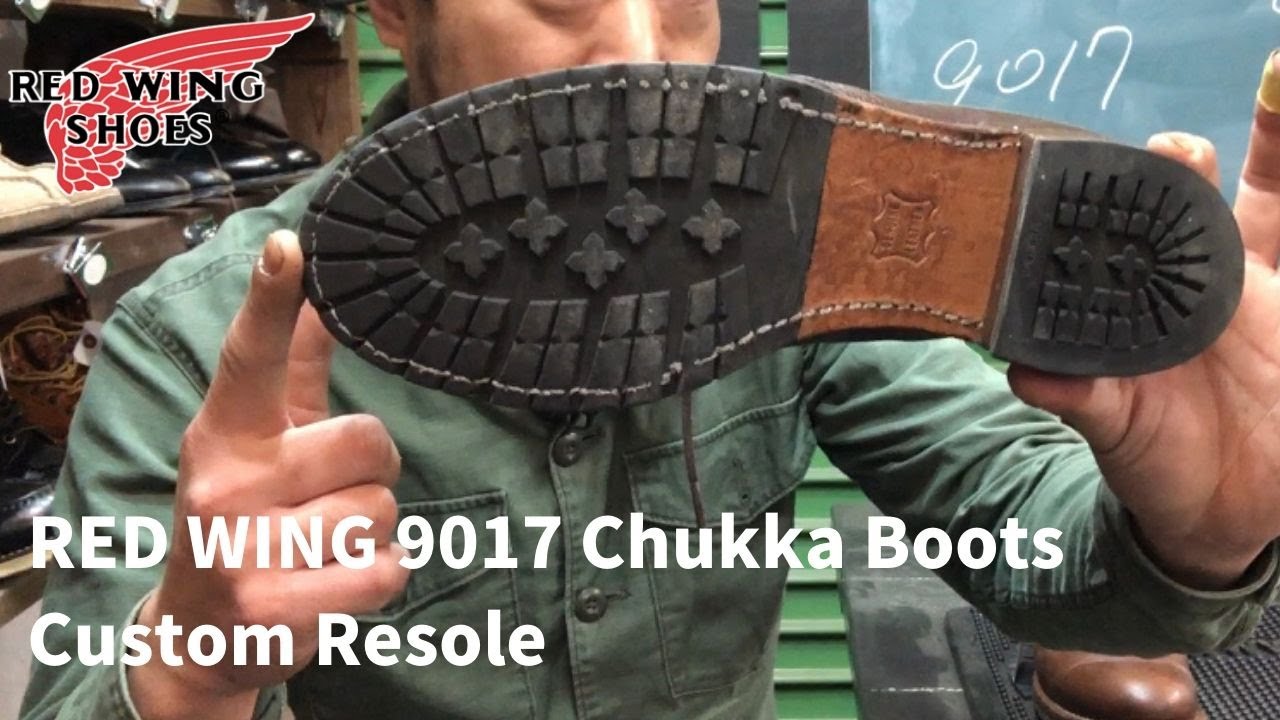 RED WING 9017 chukka boots Resole・Restoration