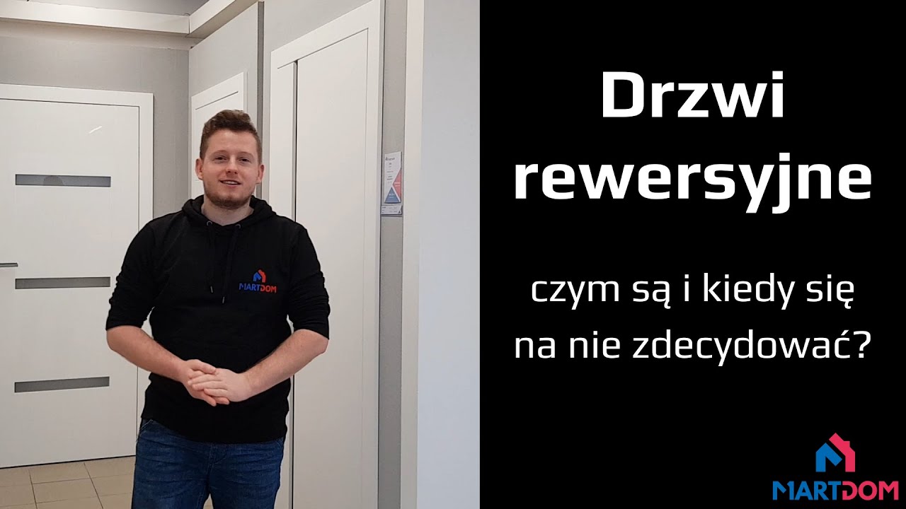 Drzwi rewersyjne - czym są i kiedy się na nie zdecydować? Porady MartDom