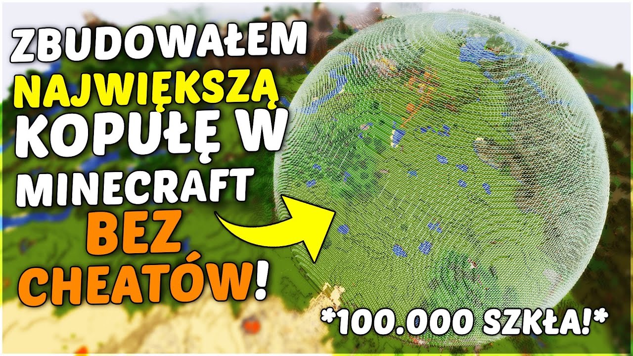 😮 MÓJ FILM OSIĄGNĄŁ 100,000 ŁAPEK W GÓRĘ, ZROBIŁEM NAJWIĘKSZĄ KOPUŁĘ W MINECRAFT BEZ CHEATÓW! 🤣