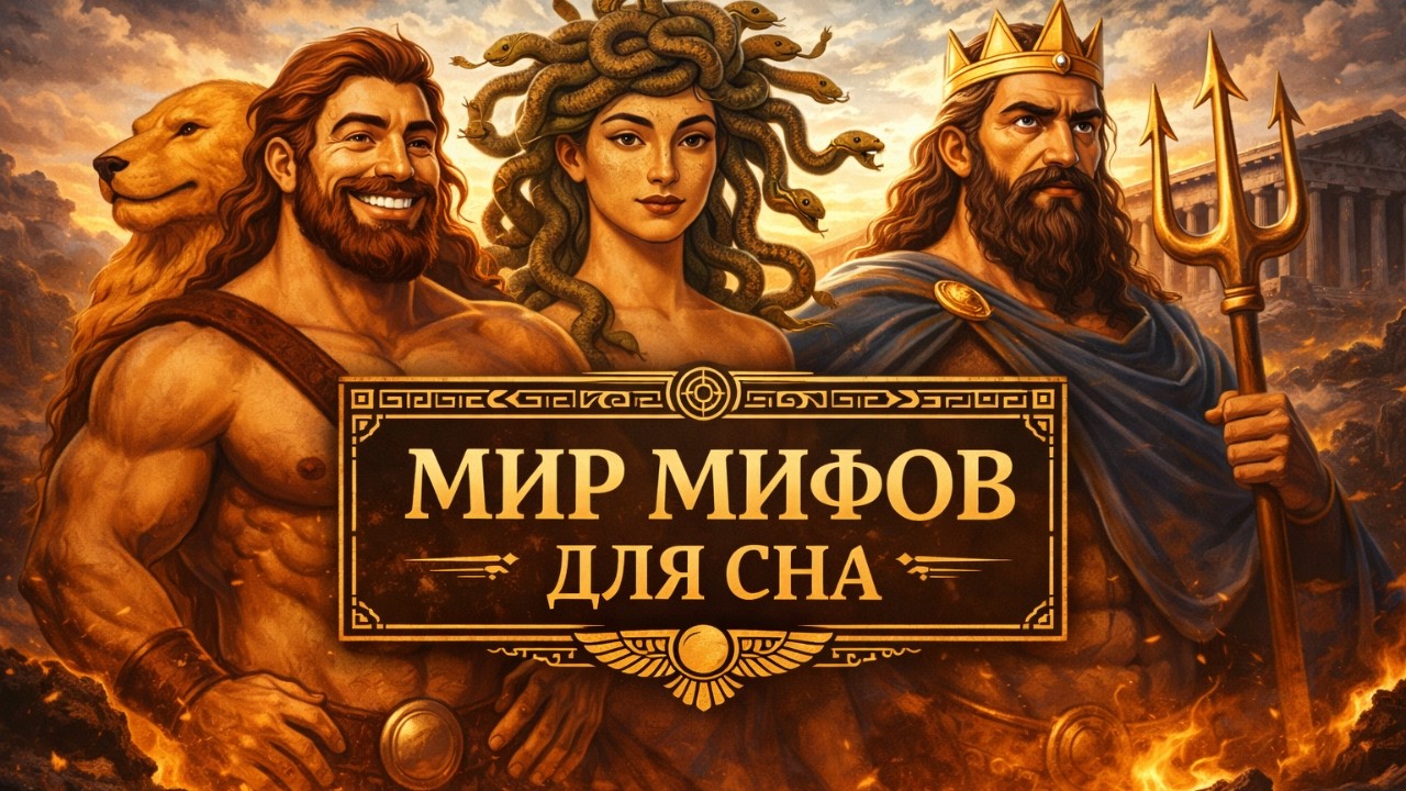 Полная история греческой мифологии🌙 История для сна