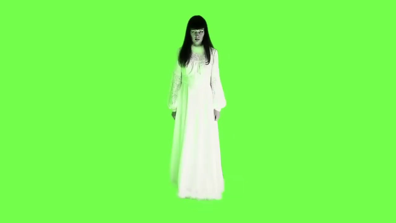 Fantome sur fond vert GRATUIT pour montage vidéo