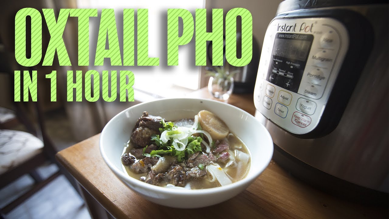 Making Ox Tail Pho In 1 Hour With An Instant (Comparable To 8 Hour Broth)