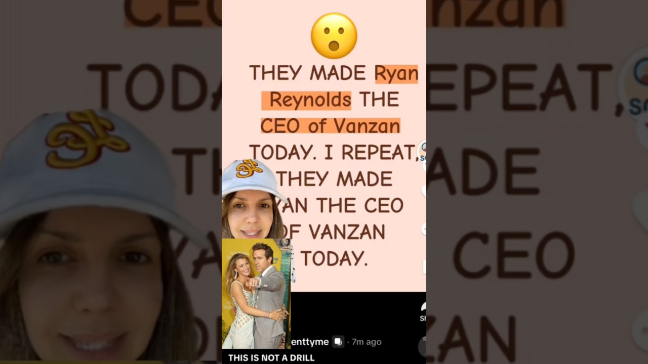 Ryan is now CEO of Vanzan. Why?! What&rsquo;s the strategy here? 🚨 #blake #itendswithus #blakelivelydrama