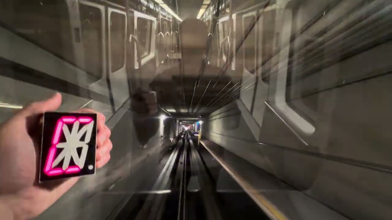 Epic APM-300R & CX-100 Motors! Denver Airport Train Round Trip Between C & A Gates