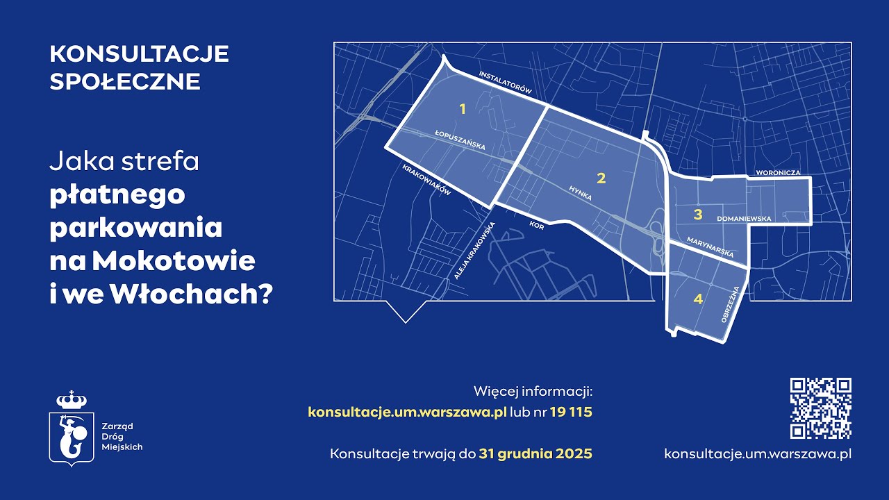 JAKA STREFA PŁATNEGO PARKOWANIA NA MOKOTOWIE I WE WŁOCHACH?
