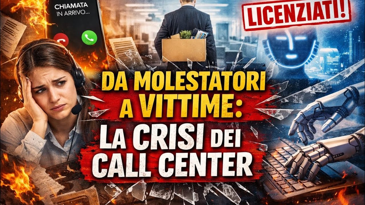 Da molestatori a vittime: la crisi dei call center.