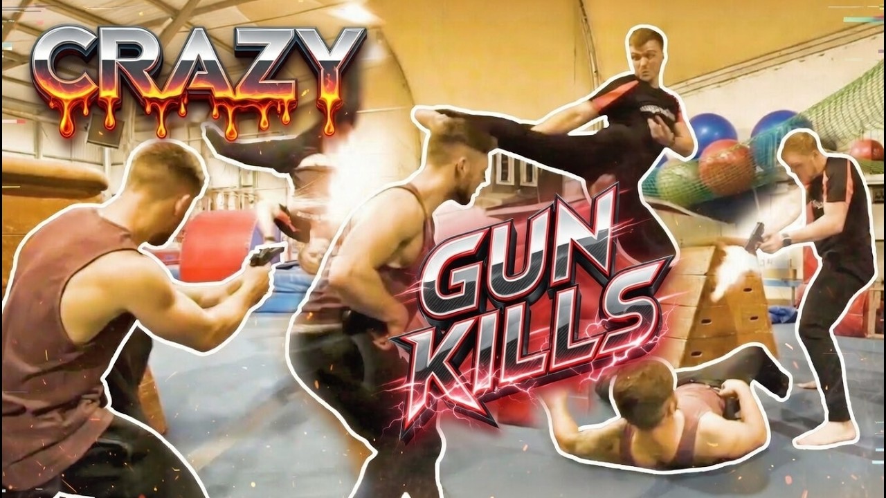 Crazy Gun Stunts | Parkour, Flips and Kicks