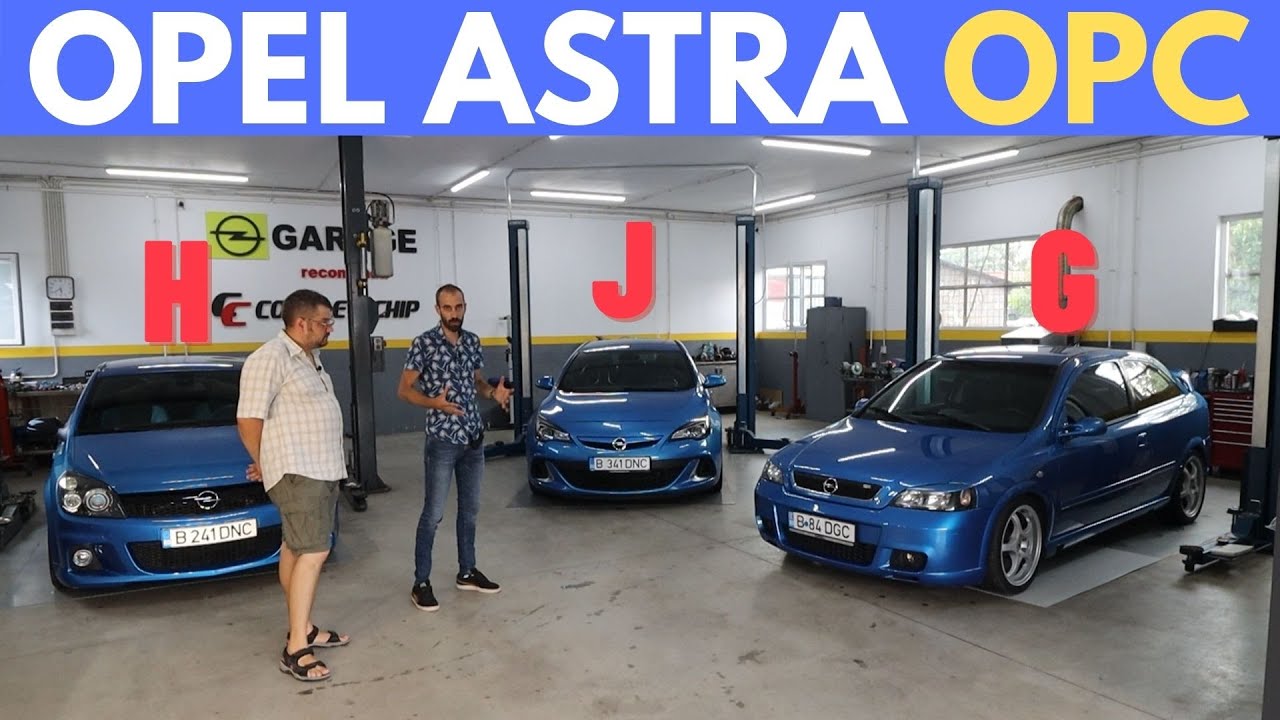 Opel Astra OPC - 3 GENERATII la un loc