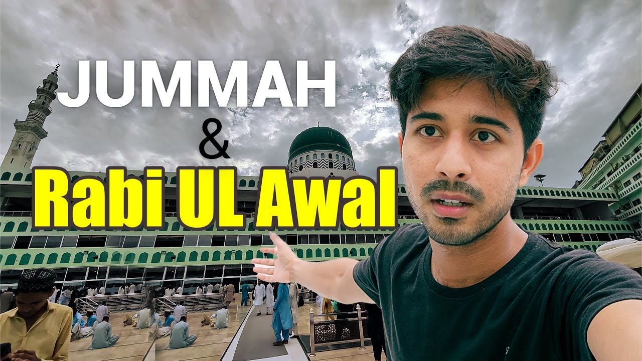 🌙 11 Rabi Ul Awal Jummah Vlog | Faizan-E-Madinah | Wuzu, Azan & Shayari | Hasan Raza Qadri | Karachi