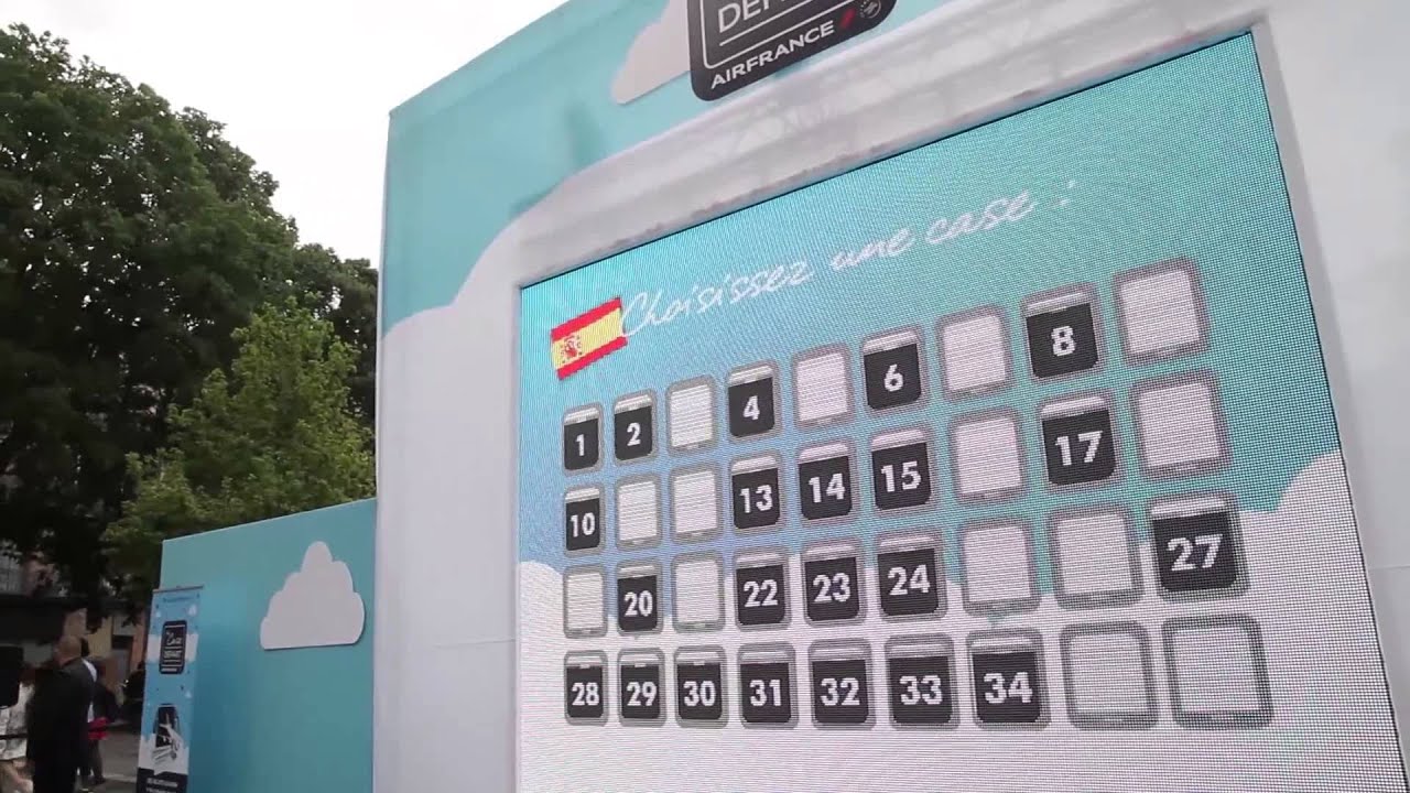 #LaCaseDepart Street Marketing Toulouse avec Air France