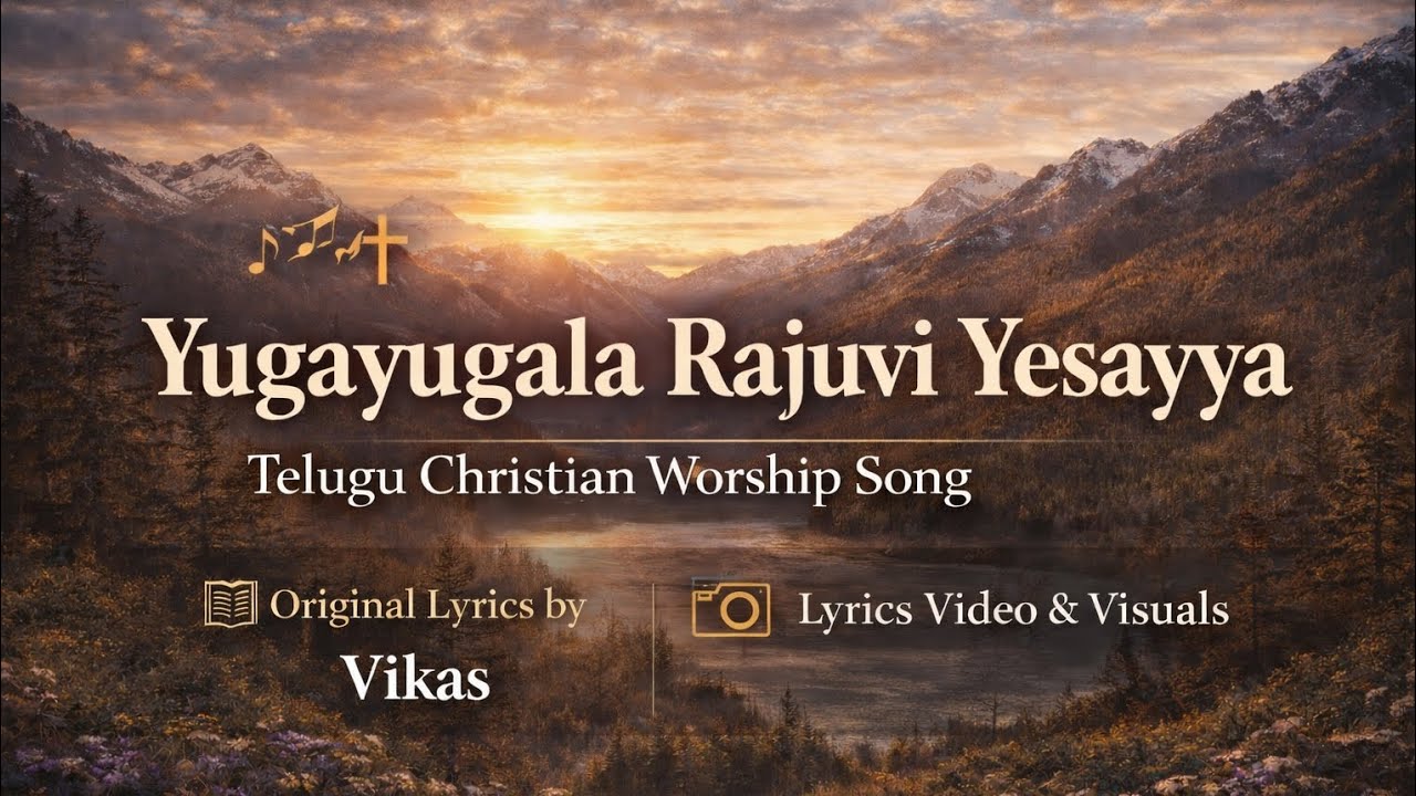 యుగయుగాల రాజువి యేసయ్యా | Telugu Christian Worship Song | Original Lyrics