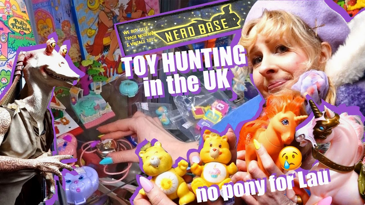 Vintage TOY HUNTING at Nerd Base UK~ Polly Pocket, My little Pony, She-ra, Carebears - 80s girl toys
