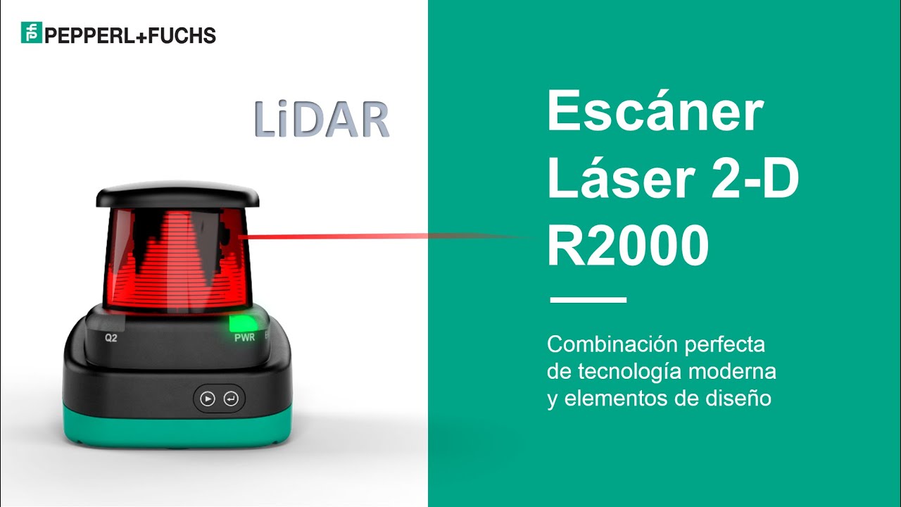 Escáner Láser 2-D R2000 - Una combinación perfecta de tecnología moderna y elementos de diseño