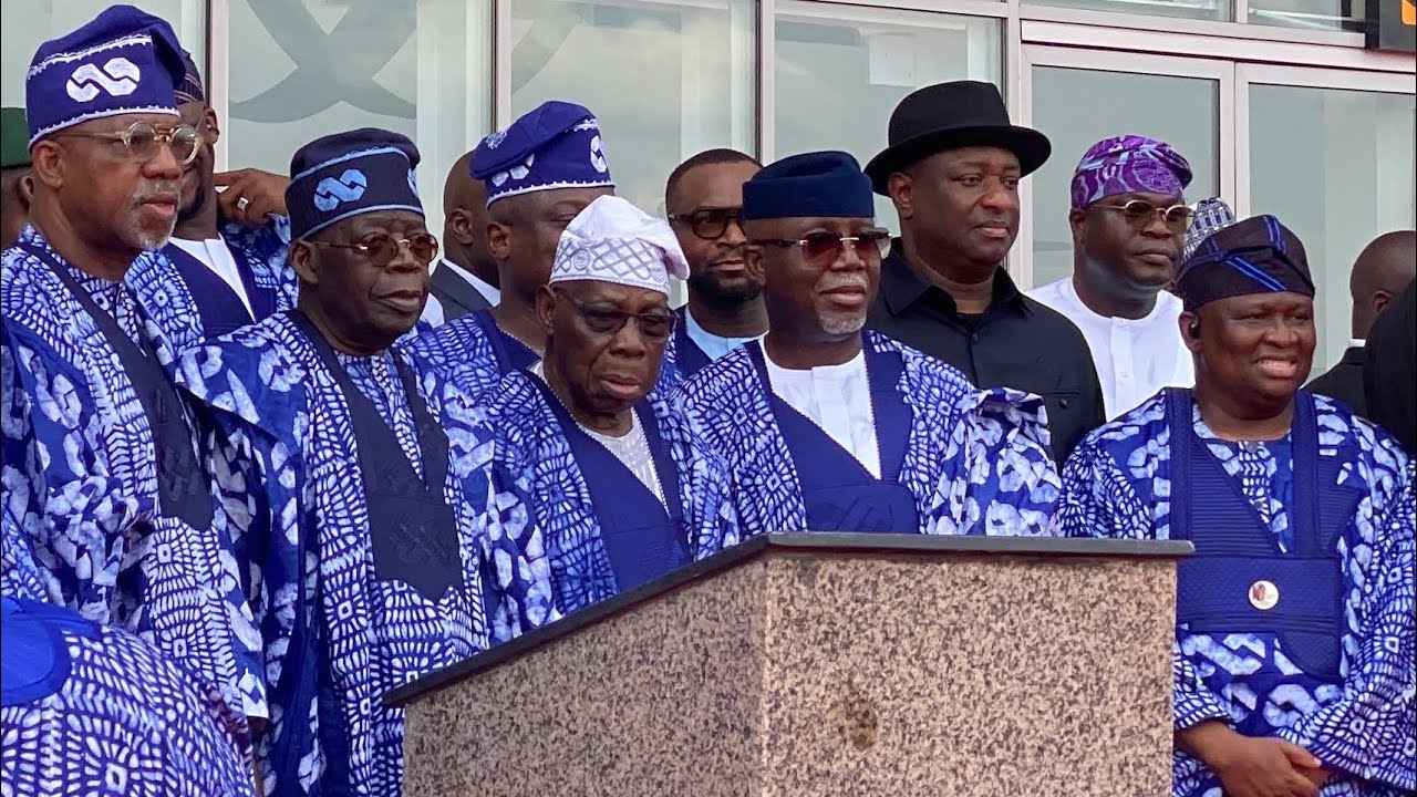 PRESIDENT BOLA TINUBU,OBASANJO,GOV DAPO ABIODUN AT OGUN STATE GATEWAY INTERNATIONAL AIRPORT OPENING 