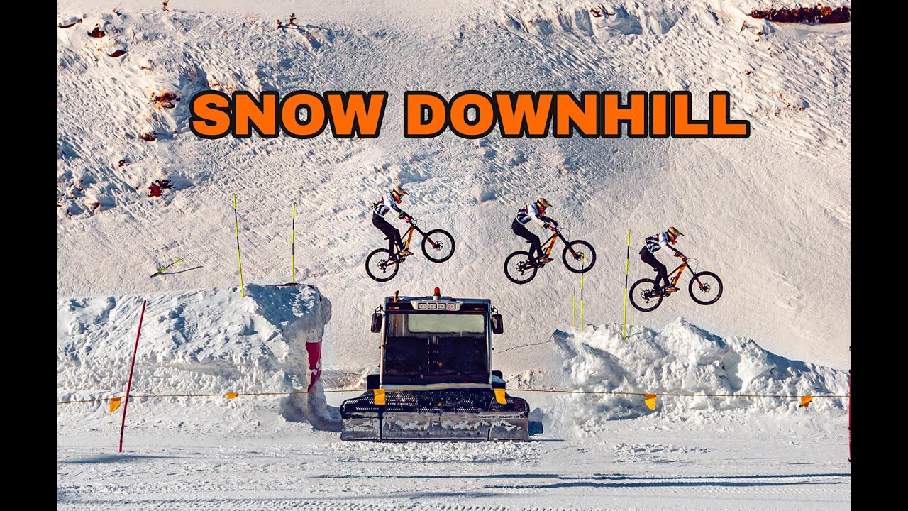 KARDA EN ÇILGIN BİSİKLET YARIŞI, #SNOWDOWNHILL