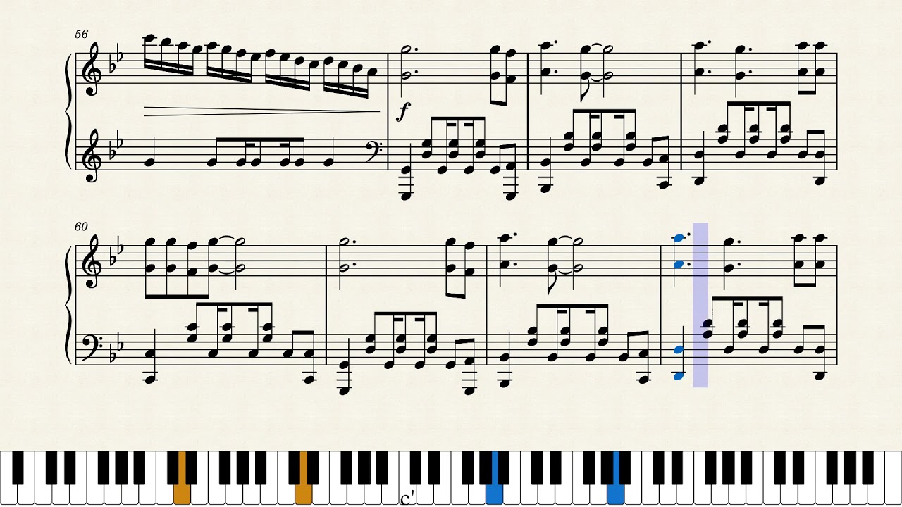 Love me again – John Newman for piano solo (for a friend)