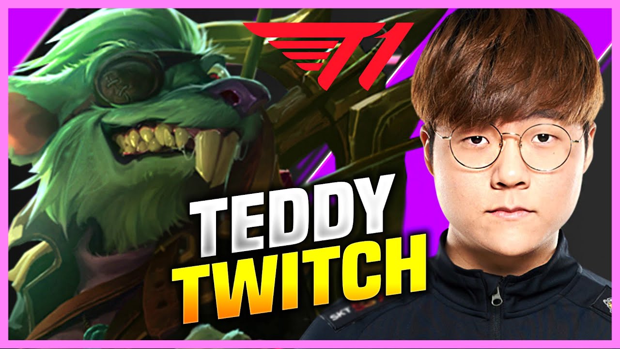 TEDDY TRIES HOW GOOD IS TWITCH! - T1 Teddy Plays Twitch ADC vs Aphelios! | KR SoloQ Patch 10.21