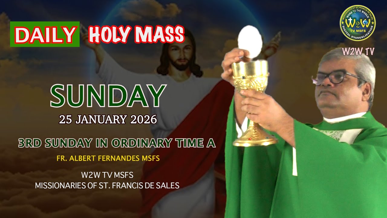 SUNDAY HOLY MASS | 25 JANUARY 2026 | 3RD SUNDAY IN ORDINARY TIME A by Fr Albert #holymasssunday