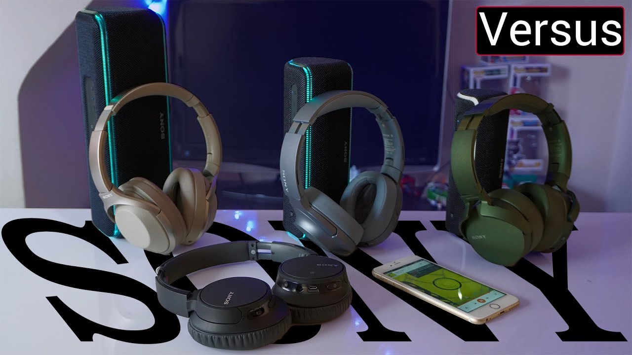 Sony's ANC Headphone Line Up Explained - 1000XM2 Vs H.ear On 2 Vs XB950N1 Vs CH700N