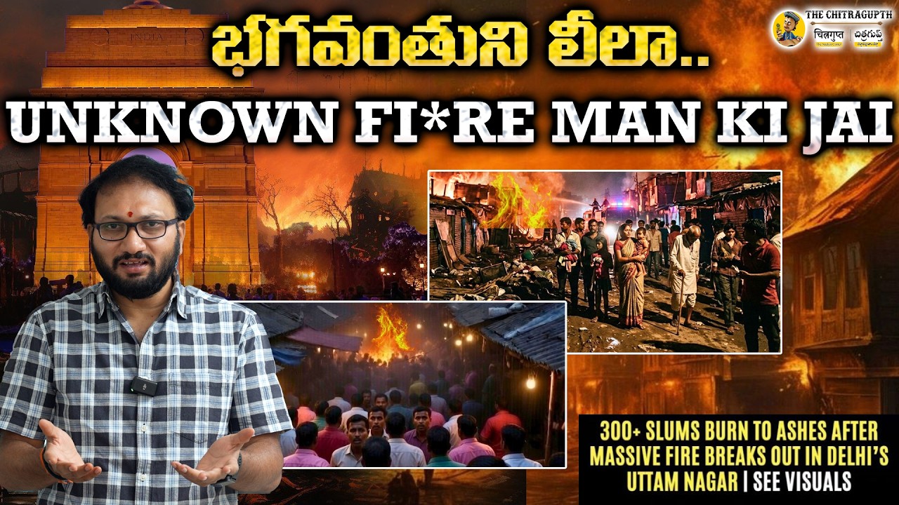 భగవంతుని లీలా..| UNKNOWN FI*REMAN KI JAI | FIRE ACCIDENT | UTTAM NAGAR