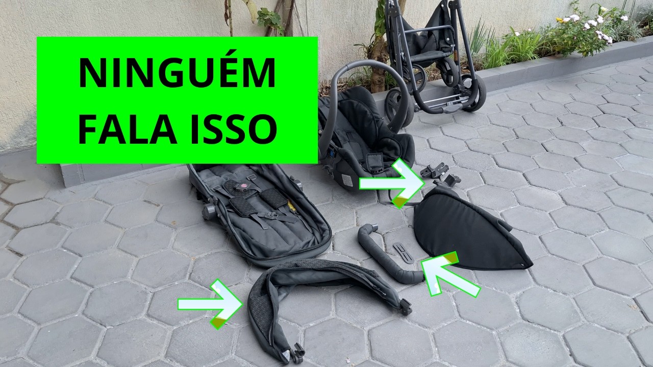 Carrinho de Bebê Moisés com Bebê Conforto