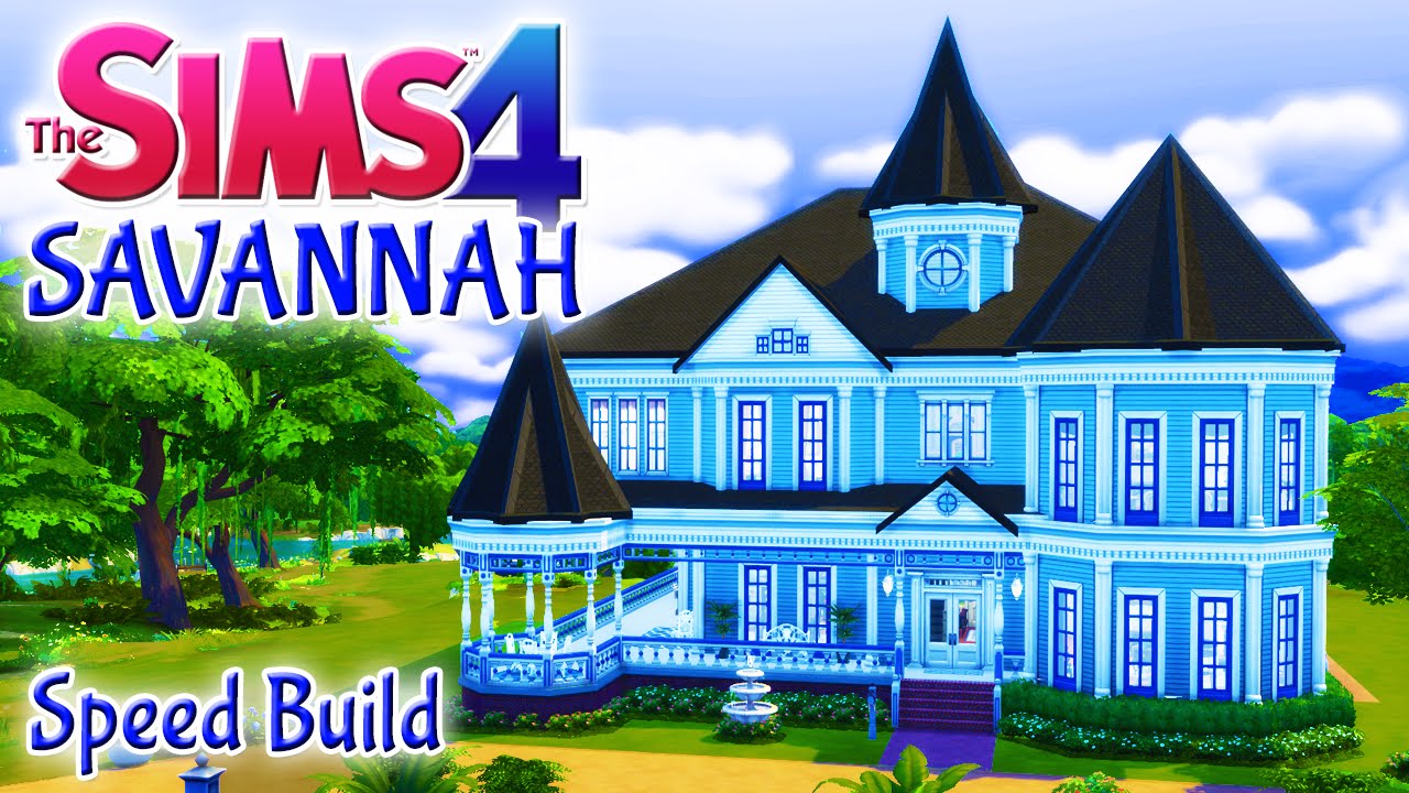 The Sims 4 House Build: Savannah Victorian Family Home With Pool