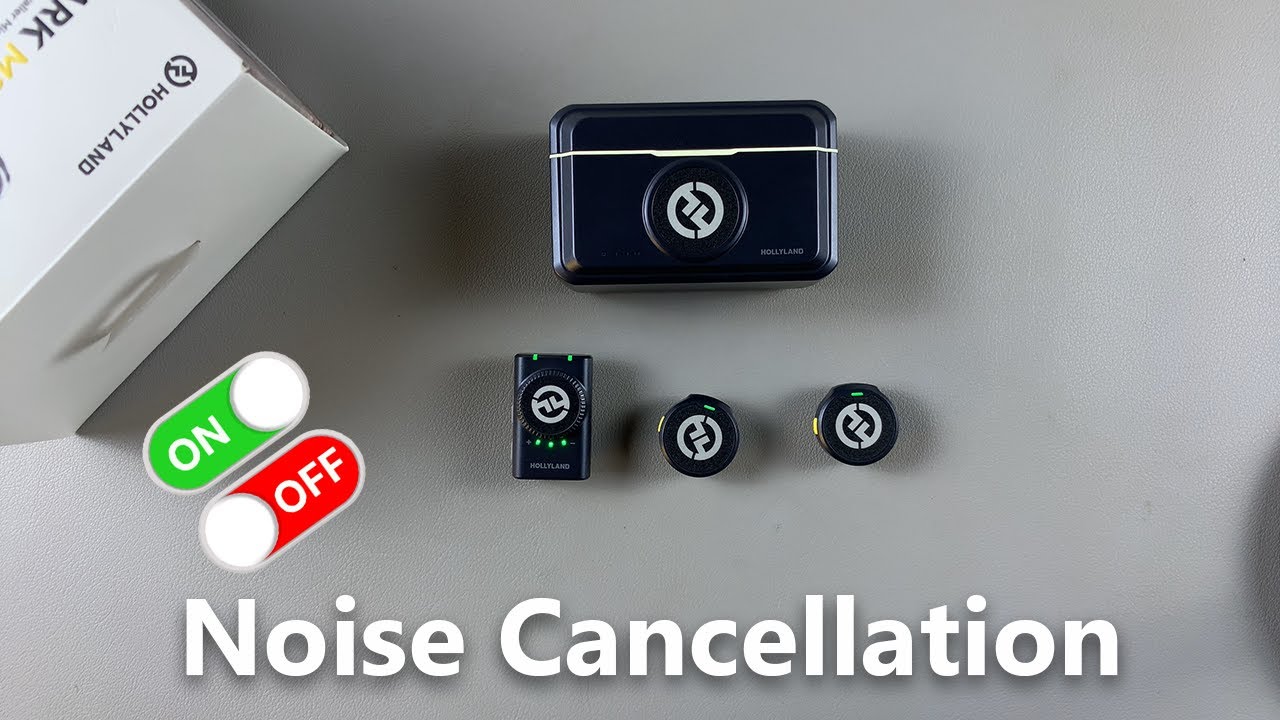 How To Turn Noise Cancellation On / Off On Hollyland Lark M2 Wireless Microphone
