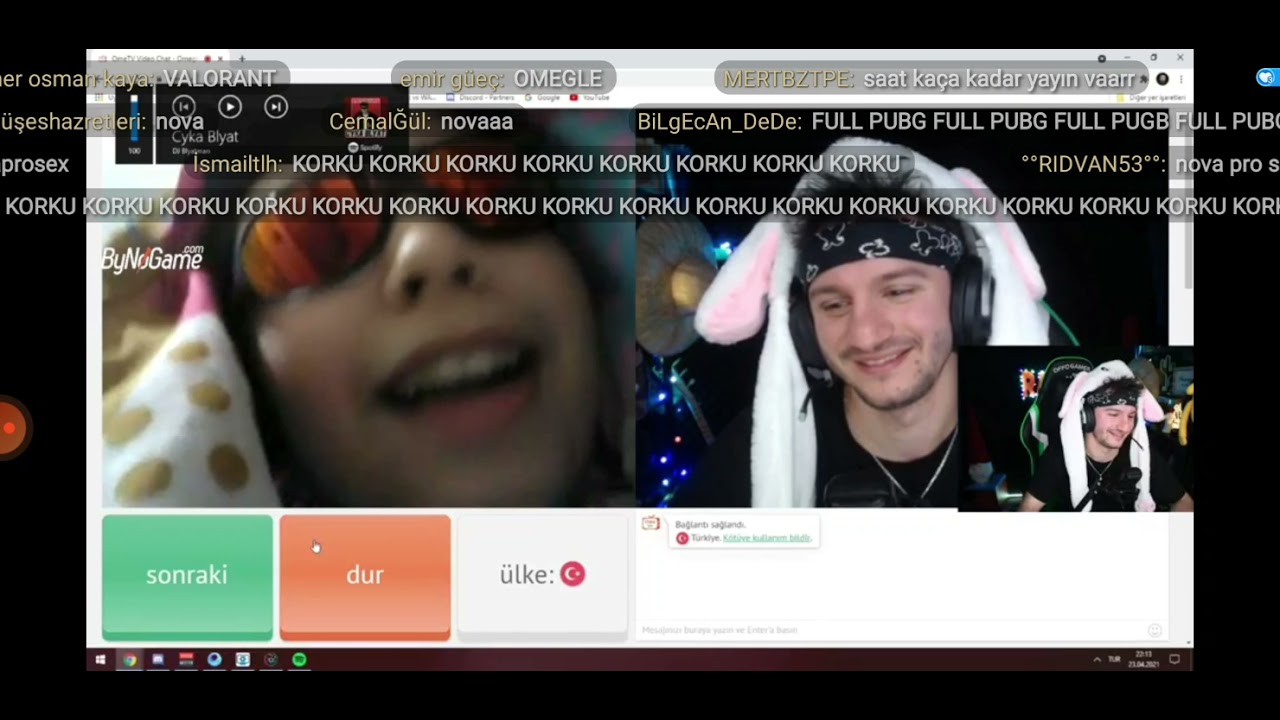 Rammus53 Omegle videosu komik anı(k&uuml;f&uuml;r i&ccedil;erir 18+)#rammus53 #nonolive