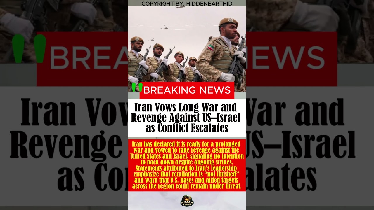 Iran Vows Long War and Revenge Against US&ndash;Israel as Conflict Escalates