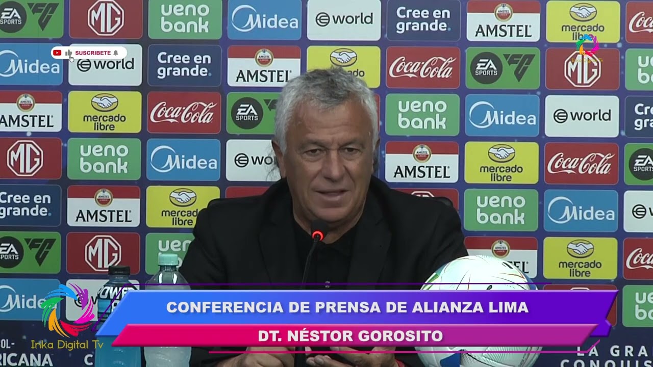 Conferencia de prensa de Alianza Lima 18/09/2025 Copa Sudamericana