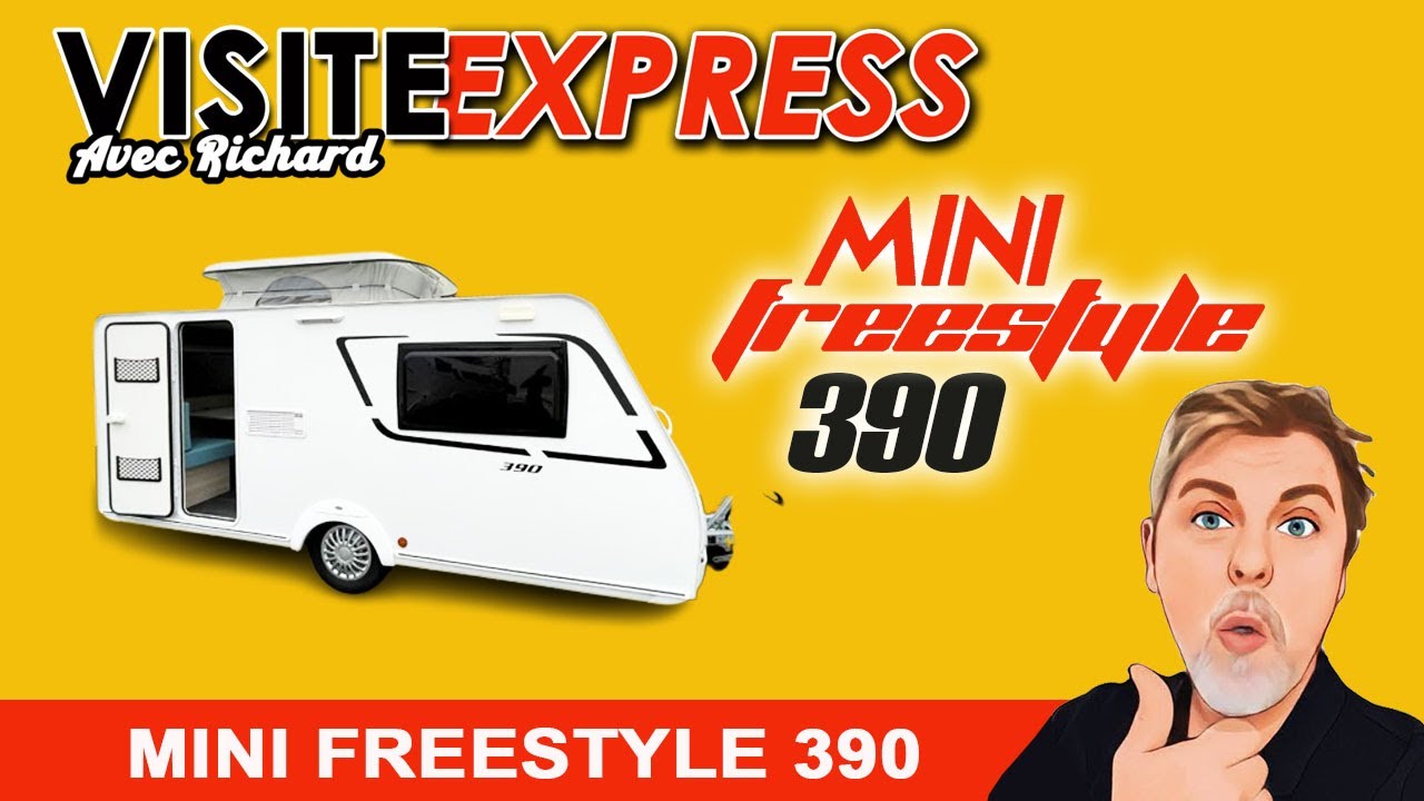 MINI CARAVANE AVEC UN GRAND LIT