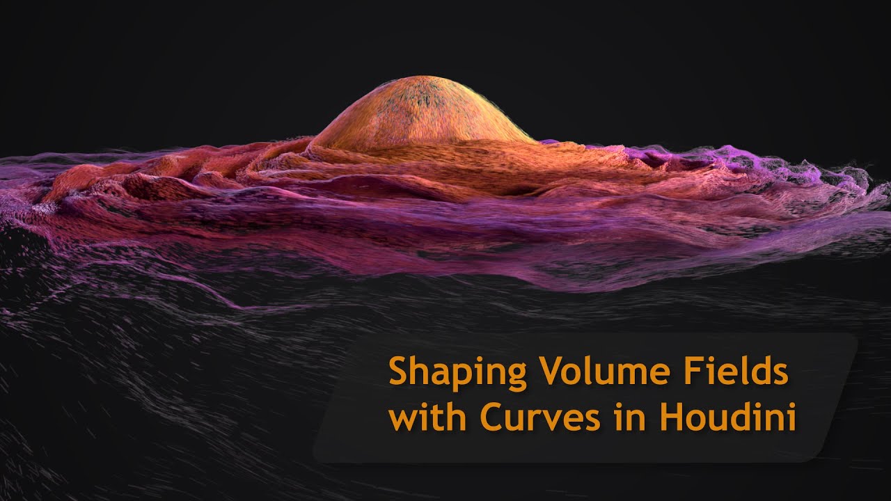 Shaping Volume Field with Curves in Houdini