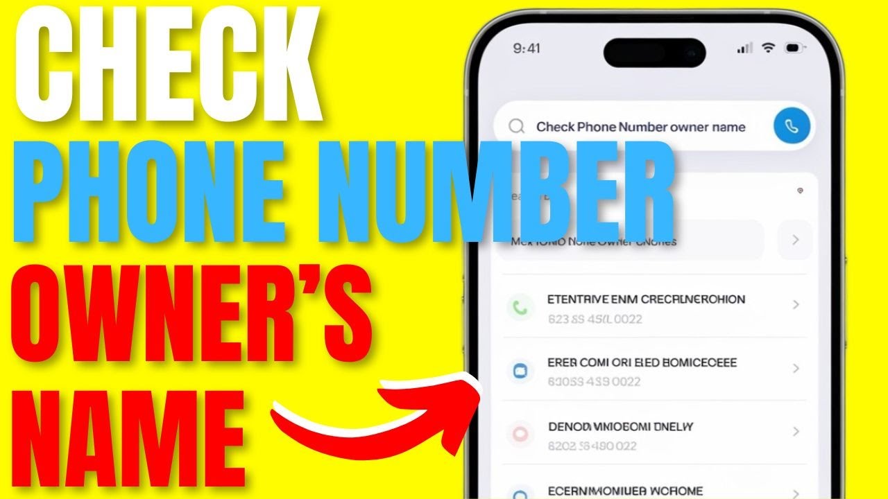 How To Check Mobile Number Owner's Name - Full Tutorial