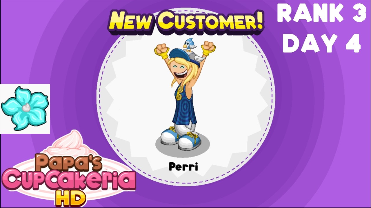 Papa's Cupcakeria HD | Сезон 2026 | 3 место - Перри + Замороженные цветы