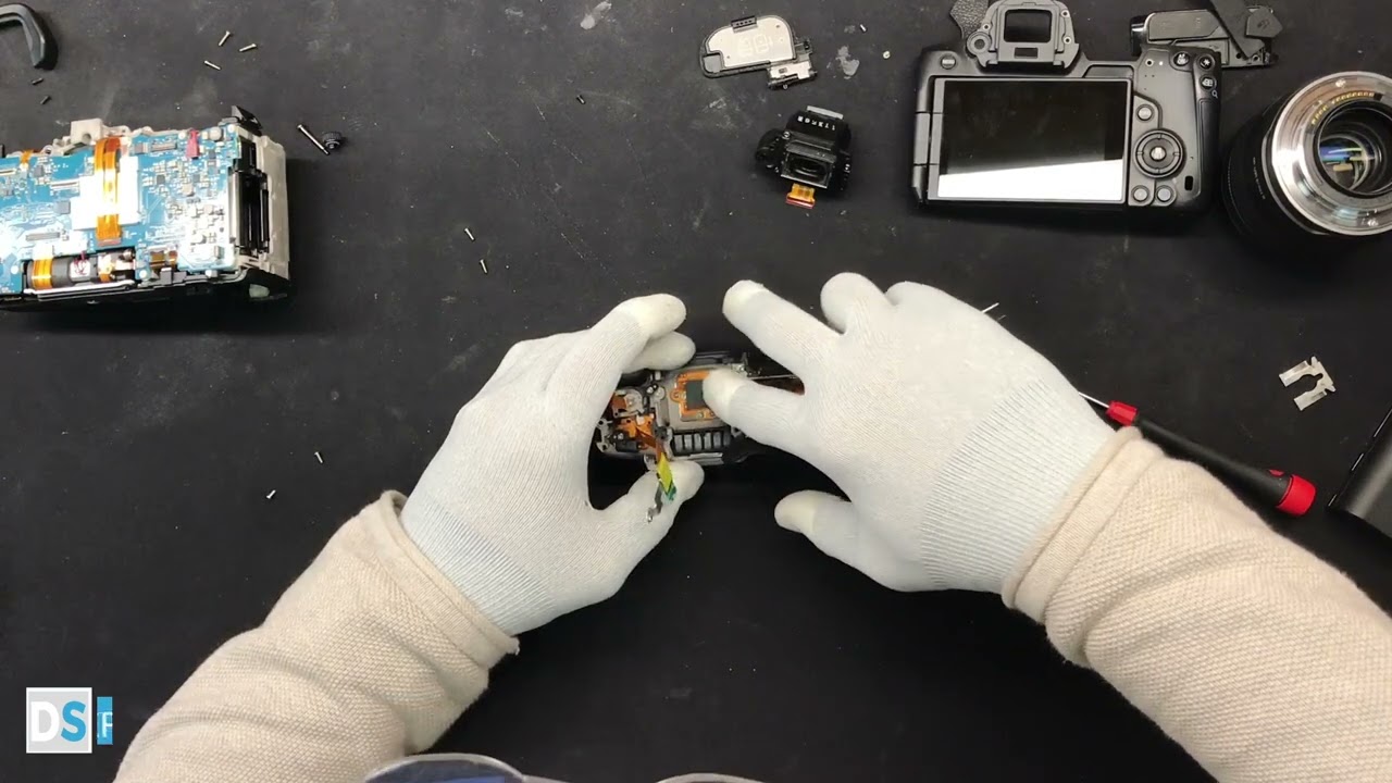 How to repair Canon camera EOS R - loosed hot shoe