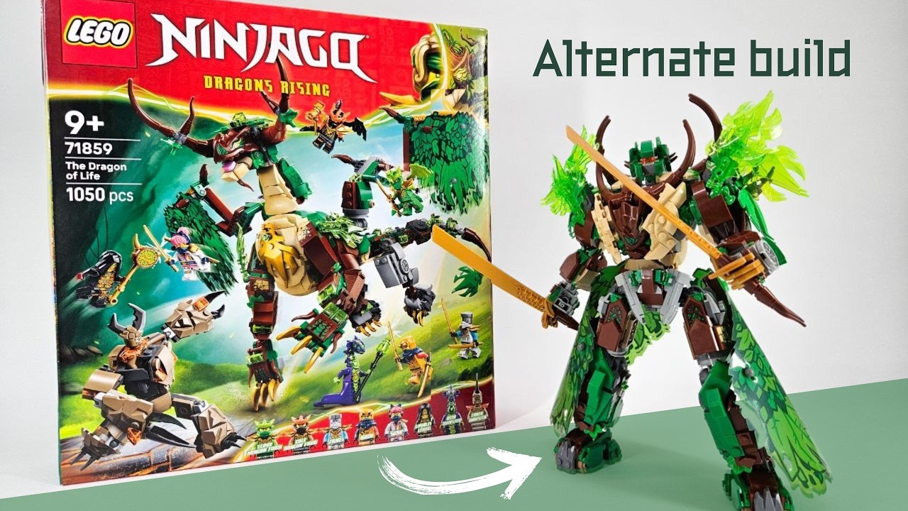 Turning a dragon into a mech! (Lego Ninjago 71859 Alternate Build)