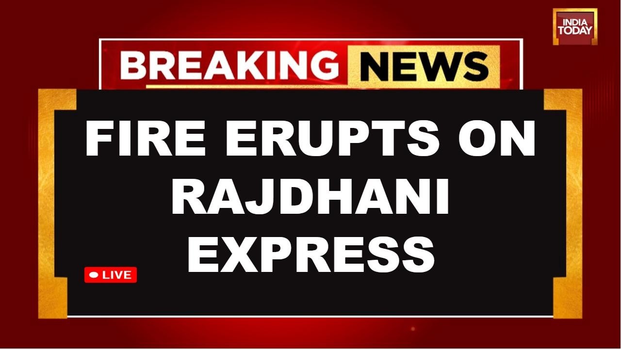 LIVE: Rajdhani Express Fire In MP&rsquo;s Ratlam | 2 Coaches Blaze, Delhi-Mumbai Rail Traffic Hit | Watch